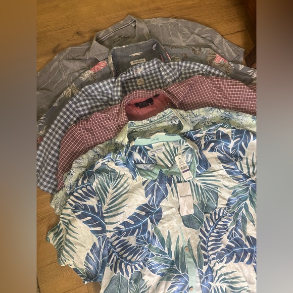Set of 6 Tommy Bahama XXL men’s button down shirts Hawaiian - Picture 1 of 2